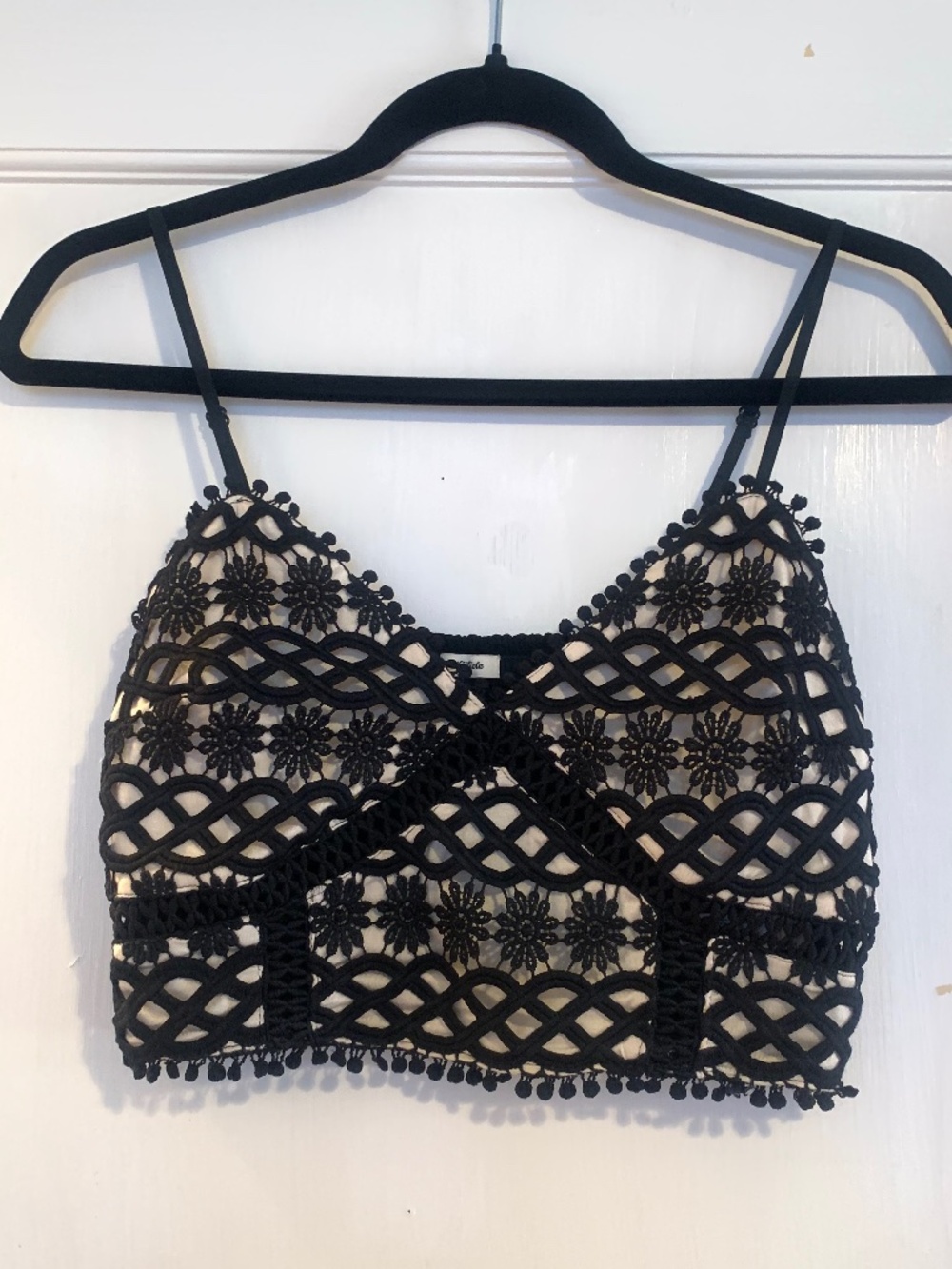 Listicle Black Lacy Bralette